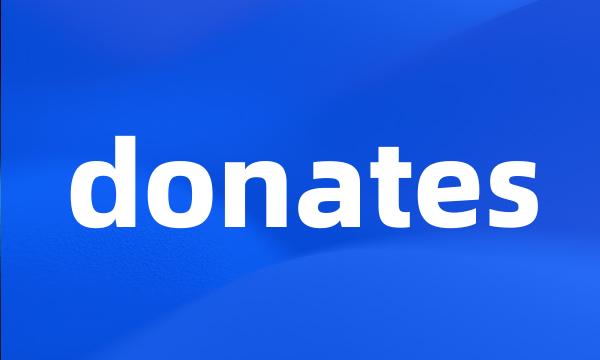 donates