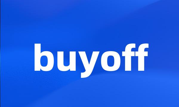 buyoff