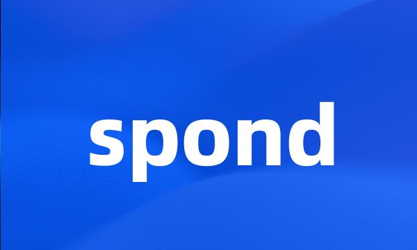 spond