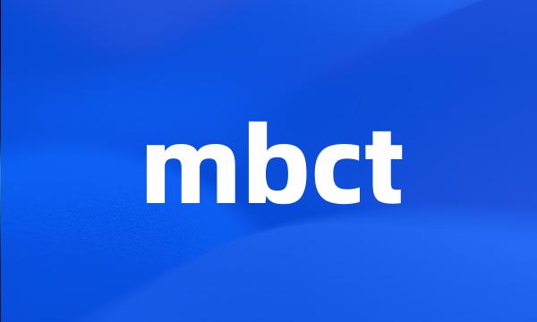 mbct