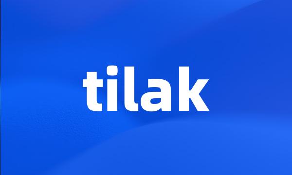 tilak