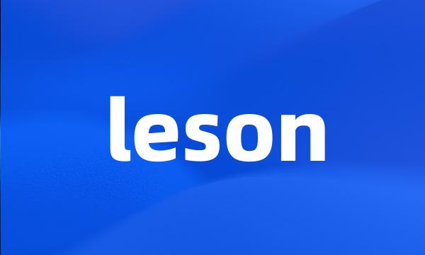 leson