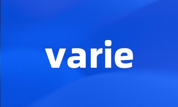 varie