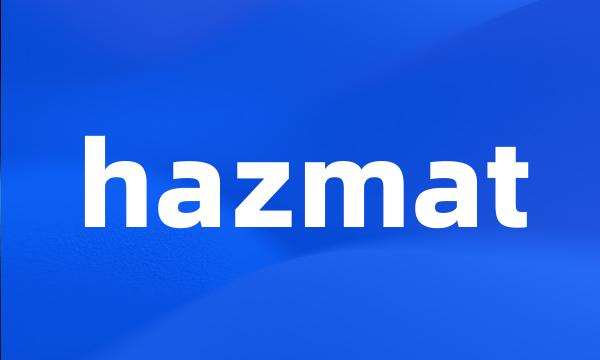 hazmat