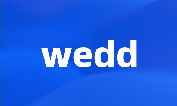 wedd