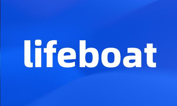 lifeboat