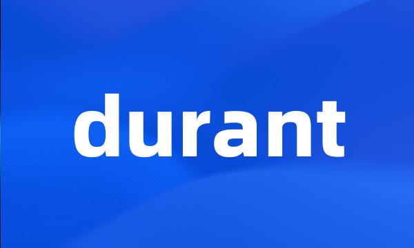 durant