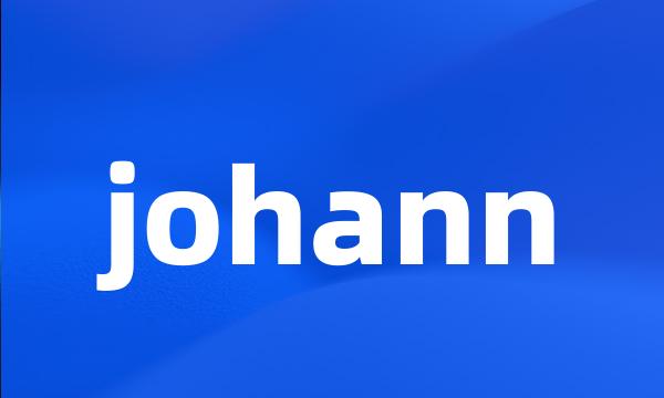 johann