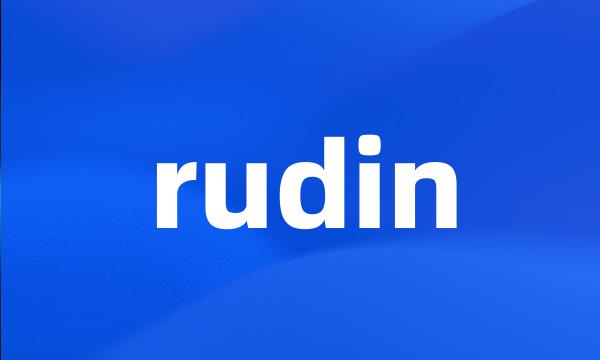 rudin