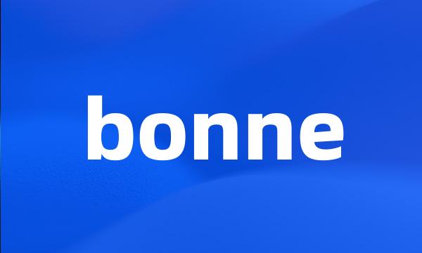 bonne