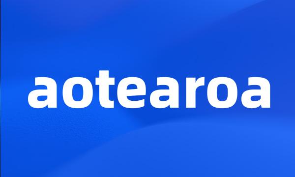 aotearoa