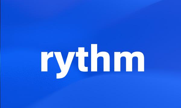 rythm