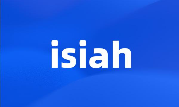 isiah