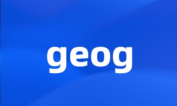 geog