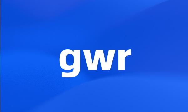 gwr