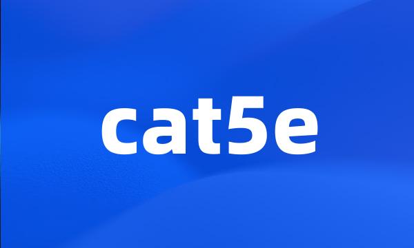 cat5e