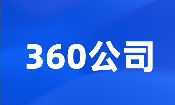 360公司