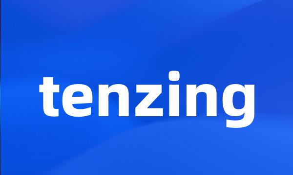 tenzing