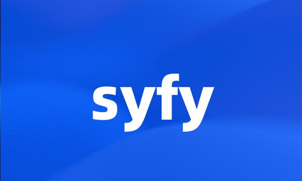 syfy