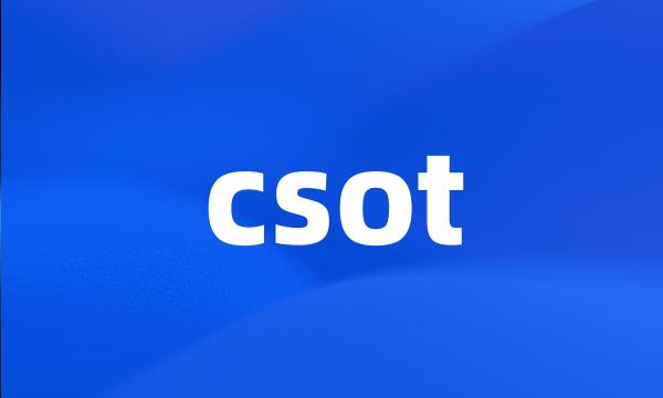 csot