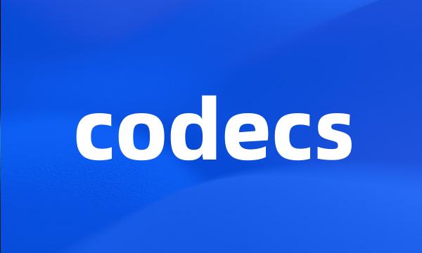 codecs