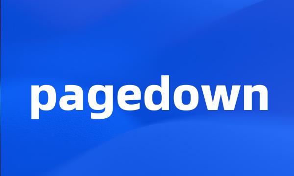 pagedown