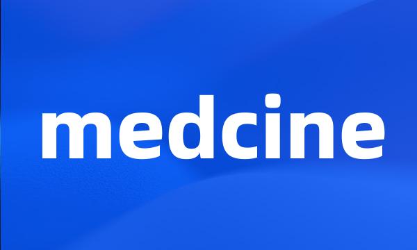 medcine