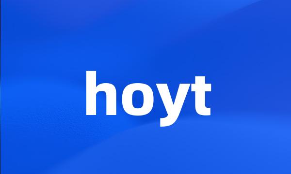 hoyt