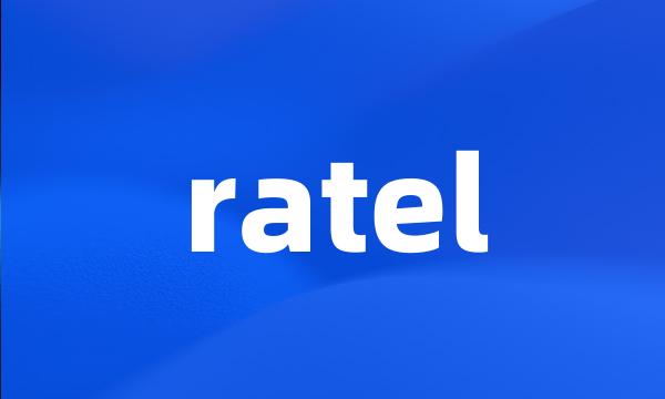 ratel