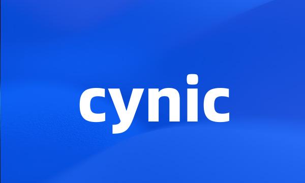 cynic