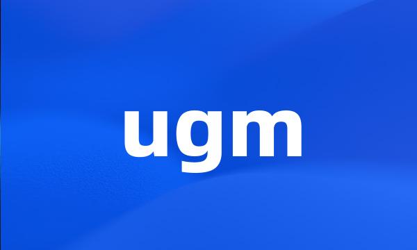 ugm