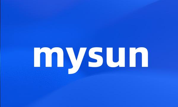 mysun