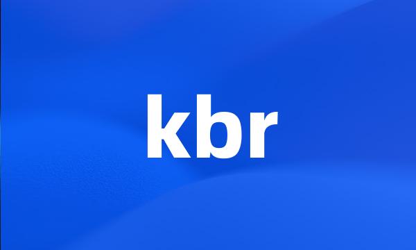 kbr