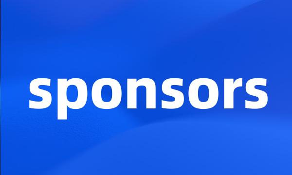 sponsors