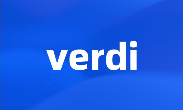 verdi