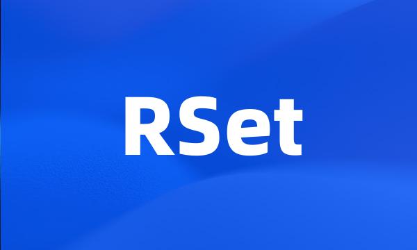 RSet