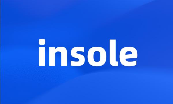 insole