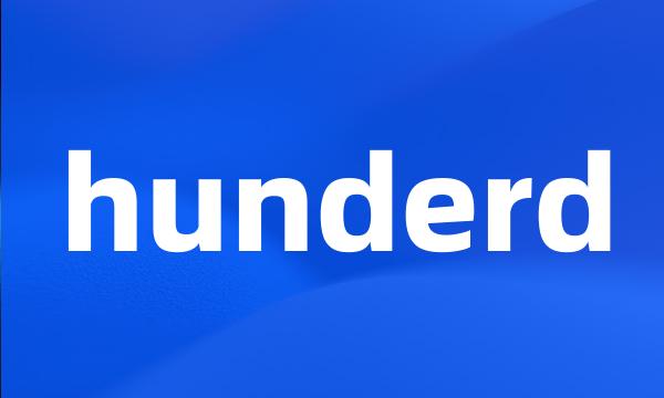 hunderd