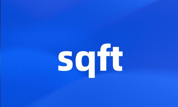 sqft