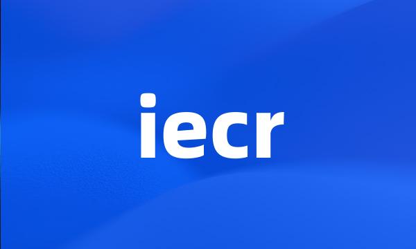 iecr