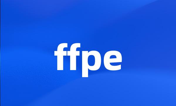 ffpe