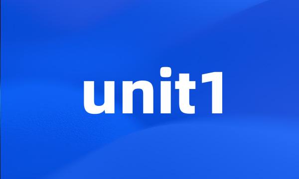 unit1