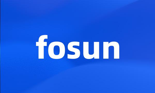 fosun