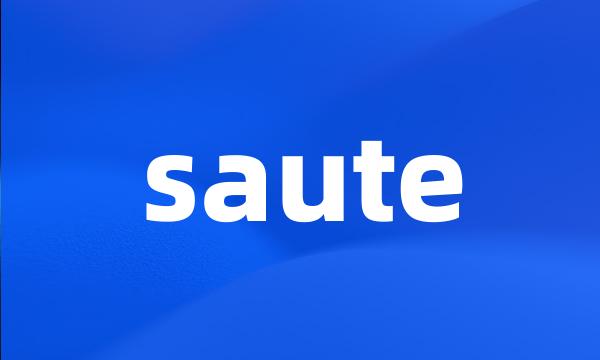 saute