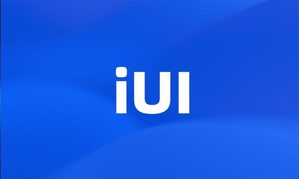 iUI