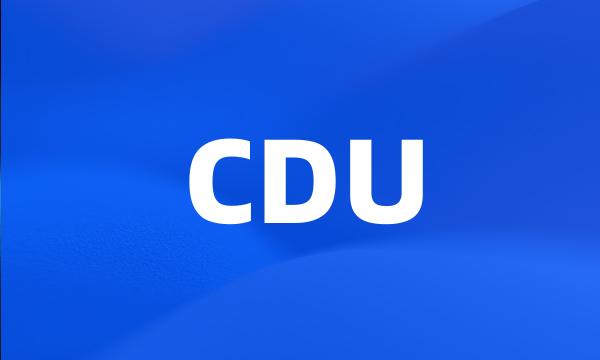 CDU