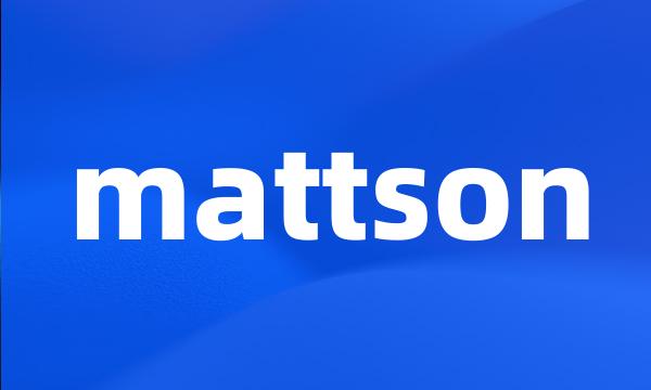 mattson