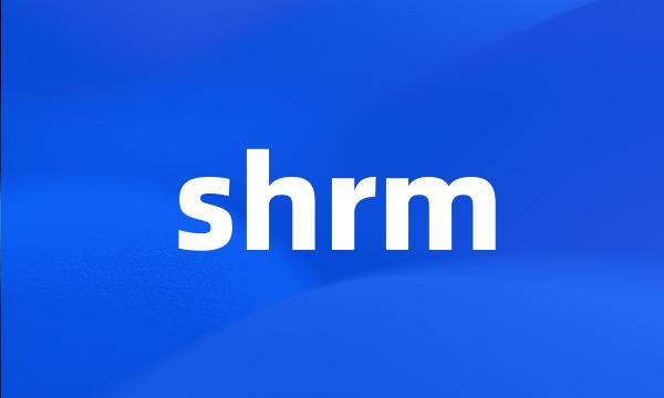 shrm