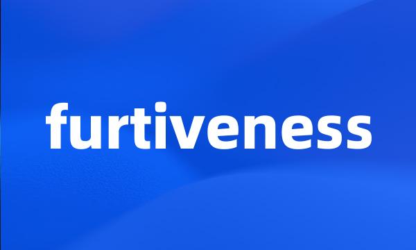 furtiveness