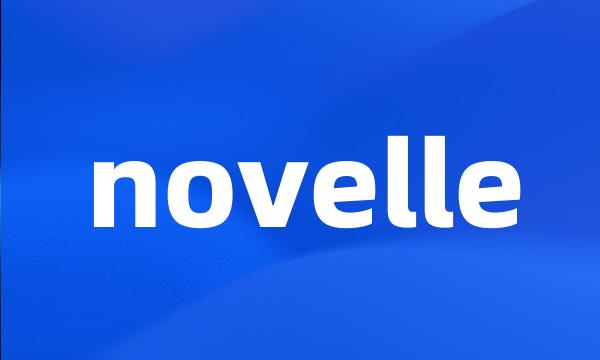 novelle